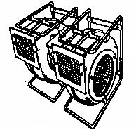 Ventilaire Twin Forced Air Heater Blower Unit